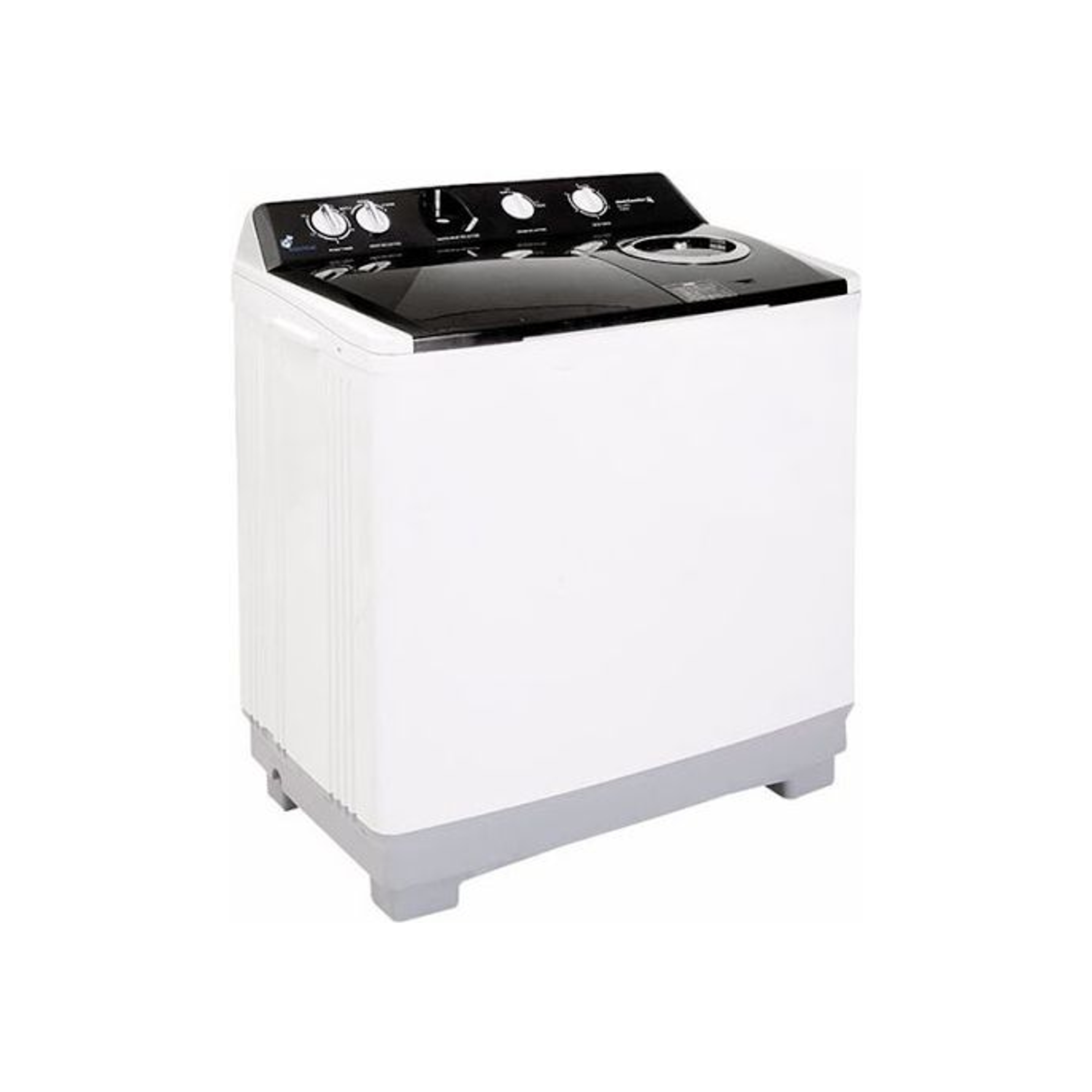 Kelvinator 14.5kg Twin Tub Washing Machine - White with Black Lid